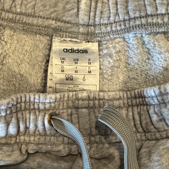 Adidas Mens Light Gray Sweatpants - Picture 5 of 5
